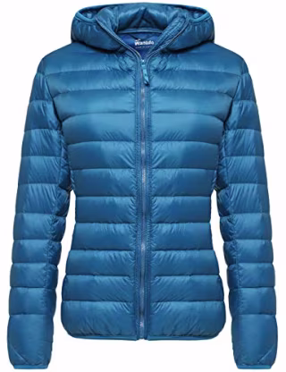 Wantdo Ultra Light Weight Short Down Jacket