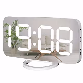Miowachi Large Mirrored LED Clock