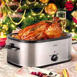 Sunvivi Roaster Oven with Self-Basting Lid