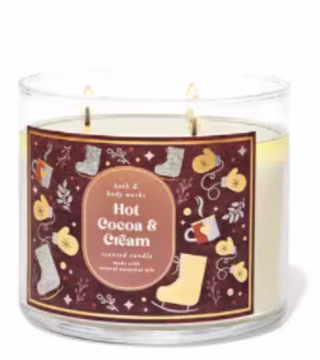 Hot Cocoa & Cream 3-Wick Candle
