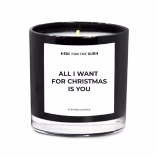 All I Want For Christmas Is You Candle
