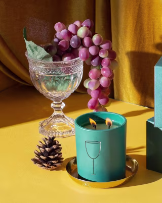 Prosecco Vert Deco Holiday Edition Candle
