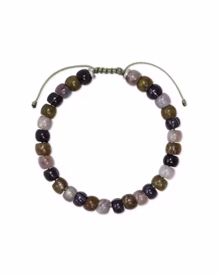 Cade Oxidized Sterling Silver Corded Bracelet
