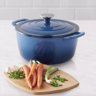 Food Network 5-Quart Enameled Cast-Iron Dutch Oven