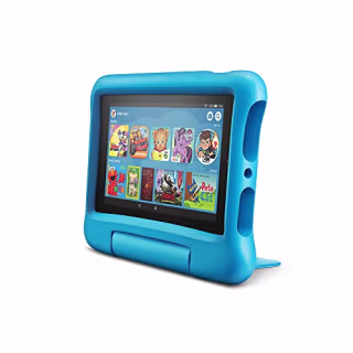Fire 7 Kids tablet, 7" Display, ages 3-7, 16 GB, Blue Kid-Proof Case