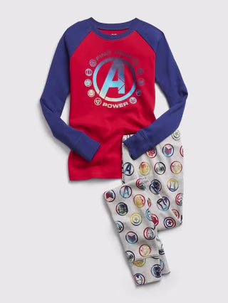 GapKids | Marvel Avengers 100% Organic Cotton Graphic PJ Set