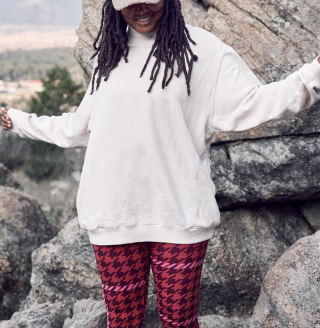 Aerie The Sweat Everyday Cozy Mock Neck Sweatshirt