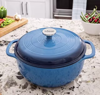 Lodge 6-Quart Enameled Cast Iron Dutch Oven