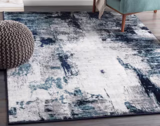 Bouldin Creek Abstract Area Rug