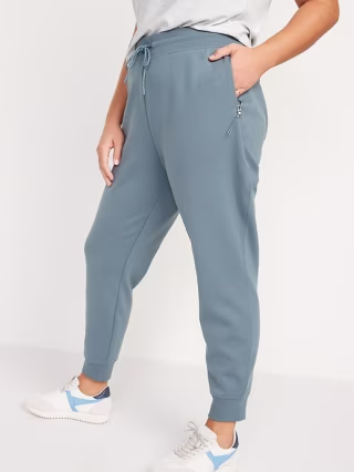 High-Waisted Dynamic Fleece Jogger Sweatpants for Women
