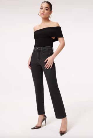 Good American Good Straight Jeans