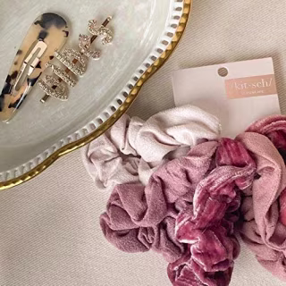 Kitsch Velvet Scrunchies