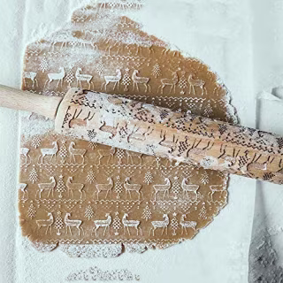 Big Role Christmas Embossed Rolling Pins