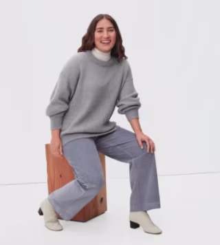 Everlane The Oversized Alpaca Crew