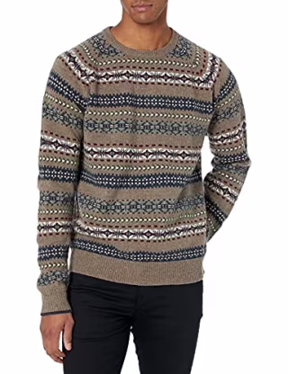 Goodthreads Men's Lambswool Crewneck Sweater