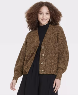 A New Day Women's Button-Front Cardigan