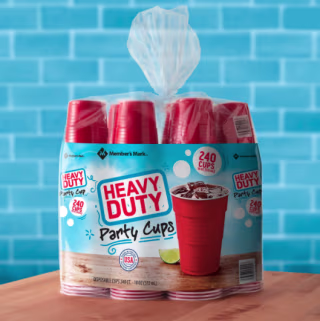 Heavy-Duty Red Cups