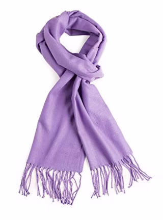 Plum Feathers Super Soft Luxurious Cashmere Winter Scarf
