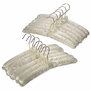 Padded Satin Hangers (Set of 12)