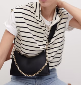Mango Crossbody Bag with Chain