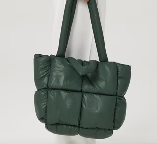 Milk Money Puffer Tote Bag