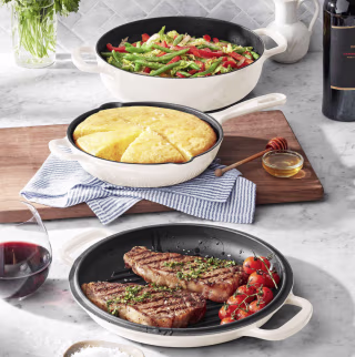 Member's Mark 3-Piece Enamel Cast Iron Set