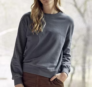 Alternative Apparel Washed Terry Throwback Pullover