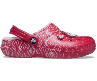 Classic Lined Holiday Charm Clog