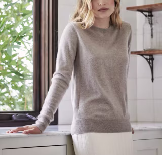 Quince Mongolian Cashmere Crew Neck Sweater