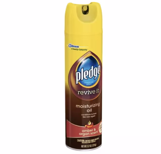 Pledge Moisturizing Oil Furniture Spray Amber & Argan