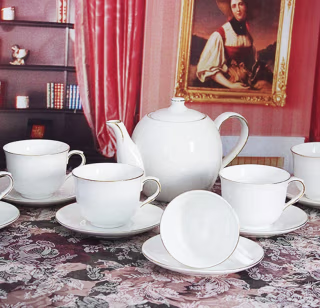 DaGiBayCn European Ceramic Tea Set