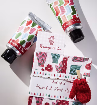 George & Viv Hand and Foot Cream Gift Set