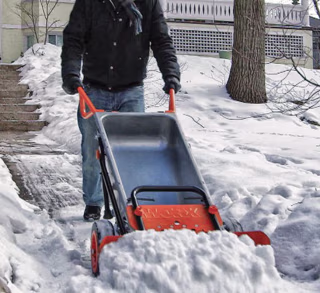 WORX Wheelbarrow Snow Plow