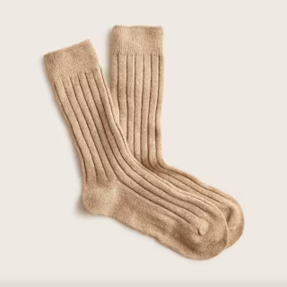 Women's cashmere trouser socks