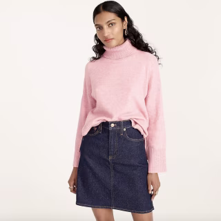 Turtleneck sweater in Supersoft yarn