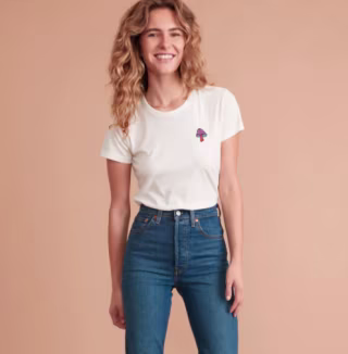 Marine Layer Mushroom Classic Crewneck T-Shirt