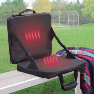 The Rechargeable Heated Massaging Stadium Seat