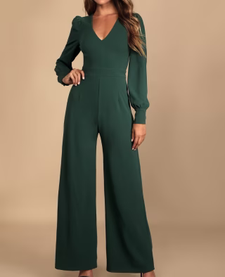 Lulus Celebrating Romance Wide-Leg Jumpsuit