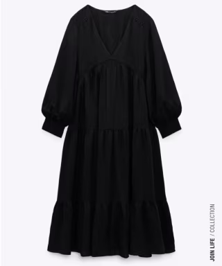 Zara Textured Midi Dress