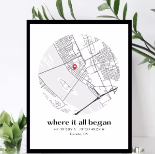 Where We Met Map