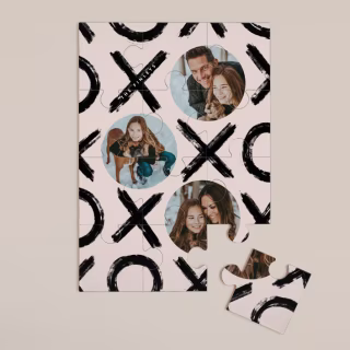 XO 12 Piece Custom Puzzle