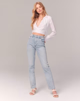 90s Ultra High Rise Straight Jeans