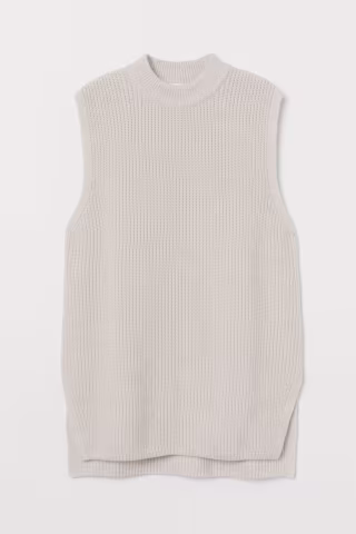 Rib-knit Sweater Vest