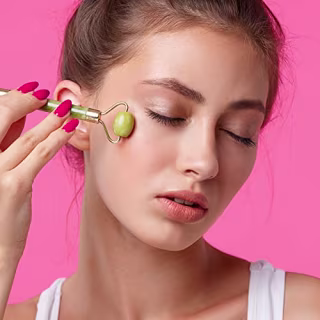 glowing skin Natural Jade Face Roller