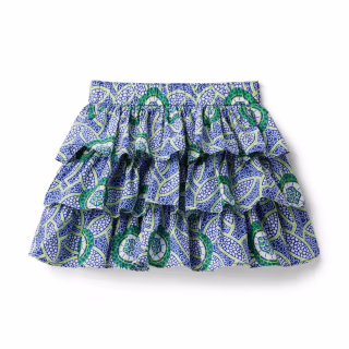 Kaavia James Floral Block Print Skirt