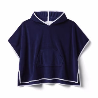 Kaavia James Hooded Terry Poncho Cover-Up