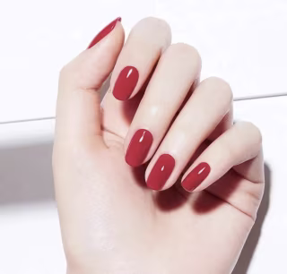 Liquid Glass Nail Lacquer in Triple Cherry