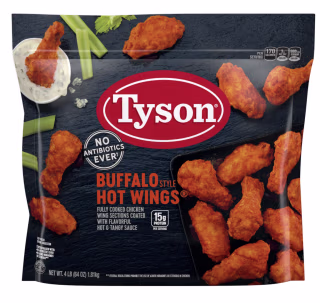 Fully Cooked Bone-In Buffalo Style Hot Chicken Wings