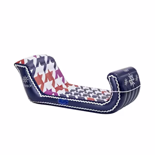 Giant Inflatable Luxury Houndstooth Alpine Mountain Sleigh
