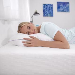 Fiber Bed Pillow with Lavender Infused Fabric